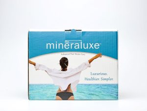A photo of a Mineraluxe product kit.